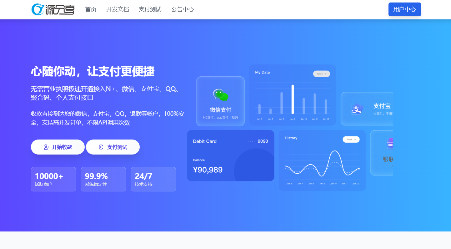YPay标准版首页主题 – SKSV1.0.0
